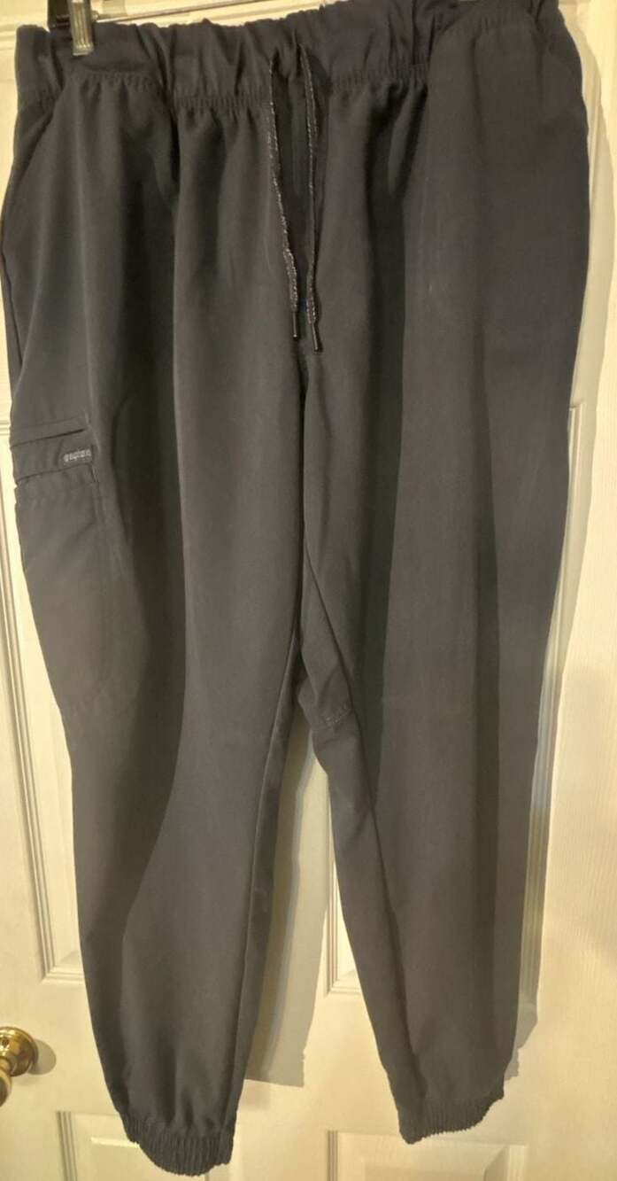 Euphoria Black Casual Pants With Drawstring And Pocket